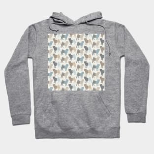 Pugs Natural Pattern Hoodie